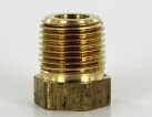 1/2 X 1/4 PTR-B PIPE BUSHING 1/2 MALE X 1/4 FEMALE NPTF BRASS